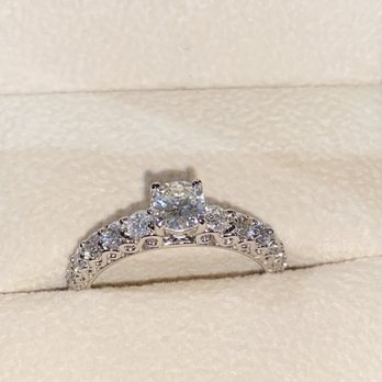 Forever Diamonds Fine Custom Jewelry - Up close of custom wedding ring. - Jewelry Near Me - Cypress, Texas Forever Diamonds Fine Custom Jewelry - Up close of custom wedding ring. - Jewelry Near Me - Cypress, Texas