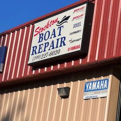 Stockton Boat Repair - Picture of his repair shop.