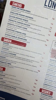 Menu photo 1 Longshots - Fairmount Park Collinsville, IL