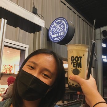 Boba Ave Express - Jasmine Milk Tea w/ Boba - Bubble Tea Near Me - Arcadia, California
