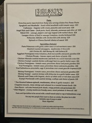Menu photo 5 Bruno's Italian Bistro Denver, CO Menu photo 5 Bruno's Italian Bistro Denver, CO