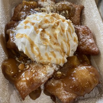 Beignet Spot - Peach cobbler. So good! - Coffee & Tea Near Me - Riverside, California