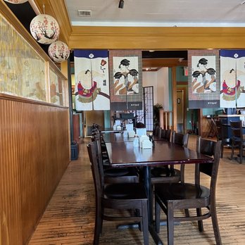 Sanya Sushi Bistro - tables and chairs in a restaurant - Sushi Bars Near Me - Kitty Hawk, North Carolina Sanya Sushi Bistro - tables and chairs in a restaurant - Sushi Bars Near Me - Kitty Hawk, North Carolina