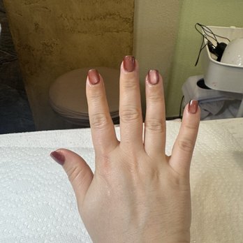 Castle Luxury Nail Spa - Gel X Cat Eye Mani - Nail Salons Near Me - Lewisville, Texas