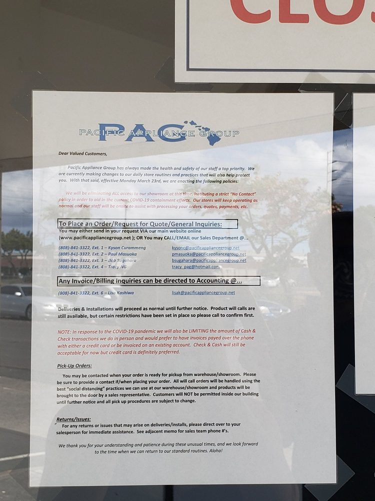 PACIFIC APPLIANCE GROUP 35 Photos & 12 Reviews 650 Kohou St, Honolulu, Hawaii, United States