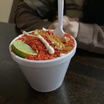 Quesa Loco - Esquite with Hot Cheetos - Latin American Near Me - Orlando , Florida Quesa Loco - Esquite with Hot Cheetos - Latin American Near Me - Orlando , Florida