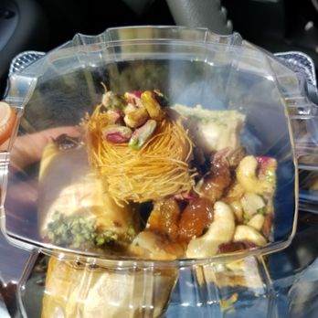 Mediterranean Bakery - Yumminess! Around $1 each. Pistachio baklava was probably my favorite, but they were all good! - Bakeries Near Me - Redlands, California
