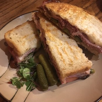 Shirlee Bird Cafe - I can't remember the cute name but it's amazing ham, Swiss cheese and cornichons. A delicious mix of textures. - Coffee & Tea Near Me - Bellingham, Washington