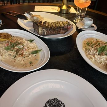 Fioretta - 18oz Kansas City Strip* Lobster Diavolo - Italian Near Me - Chicago, Illinois