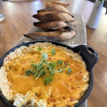 Whitebird - CAST IRON BEER CHEESE CRAB DIP - New American Near Me - Chattanooga, Tennessee