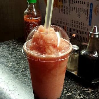 Chi Cafe - Watermelon smoothie with tapioca - Hong Kong Style Cafe Near Me - Chicago, Illinois Chi Cafe - Watermelon smoothie with tapioca - Hong Kong Style Cafe Near Me - Chicago, Illinois