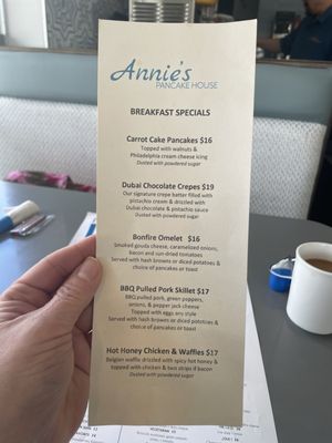 Menu photo 4 Annie's Pancake House Mount Prospect, IL Menu photo 4 Annie's Pancake House Mount Prospect, IL