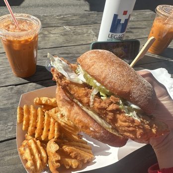 Flew the Coop - Hot Honey Chicken Sandwich - Food Trucks Near Me - Portland, Oregon