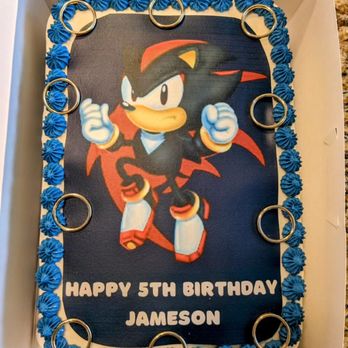 Momma's Sweet Goodies - a sonic the hedger birthday cake - Desserts Near Me Momma's Sweet Goodies - a sonic the hedger birthday cake - Desserts Near Me