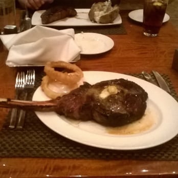 Final Cut Steakhouse - This was the Wagyu Tomahawk Ribeye I got last night at the final cut steakhouse. Cooked to perfection, perfect cut of beef. - Steakhouses Near Me - Kansas City, Kansas