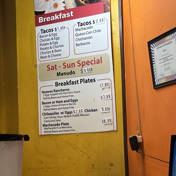 Yopo's - Breakfast taco menu - Burgers Near Me - Eagle Pass, Texas