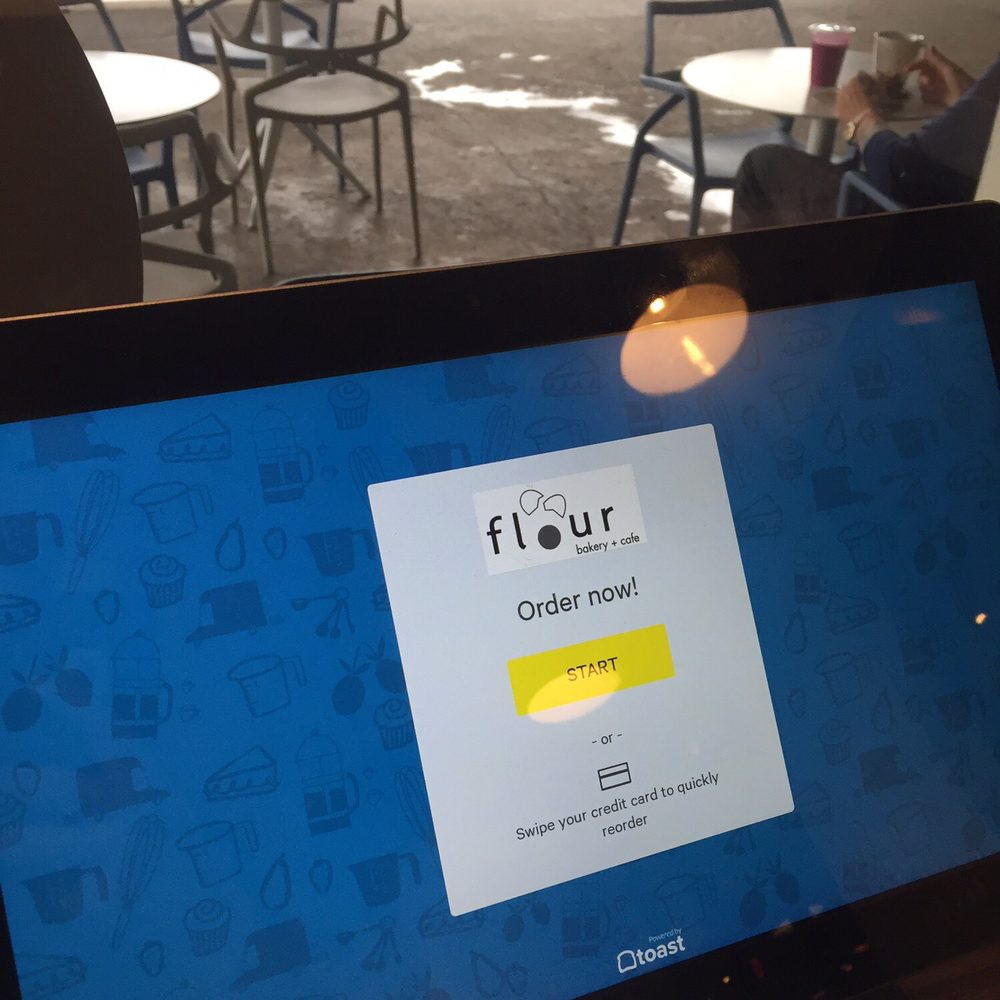 Flour Bakery + Café - Ordering kiosk - Coffee & Tea Near Me - Boston, Massachusetts