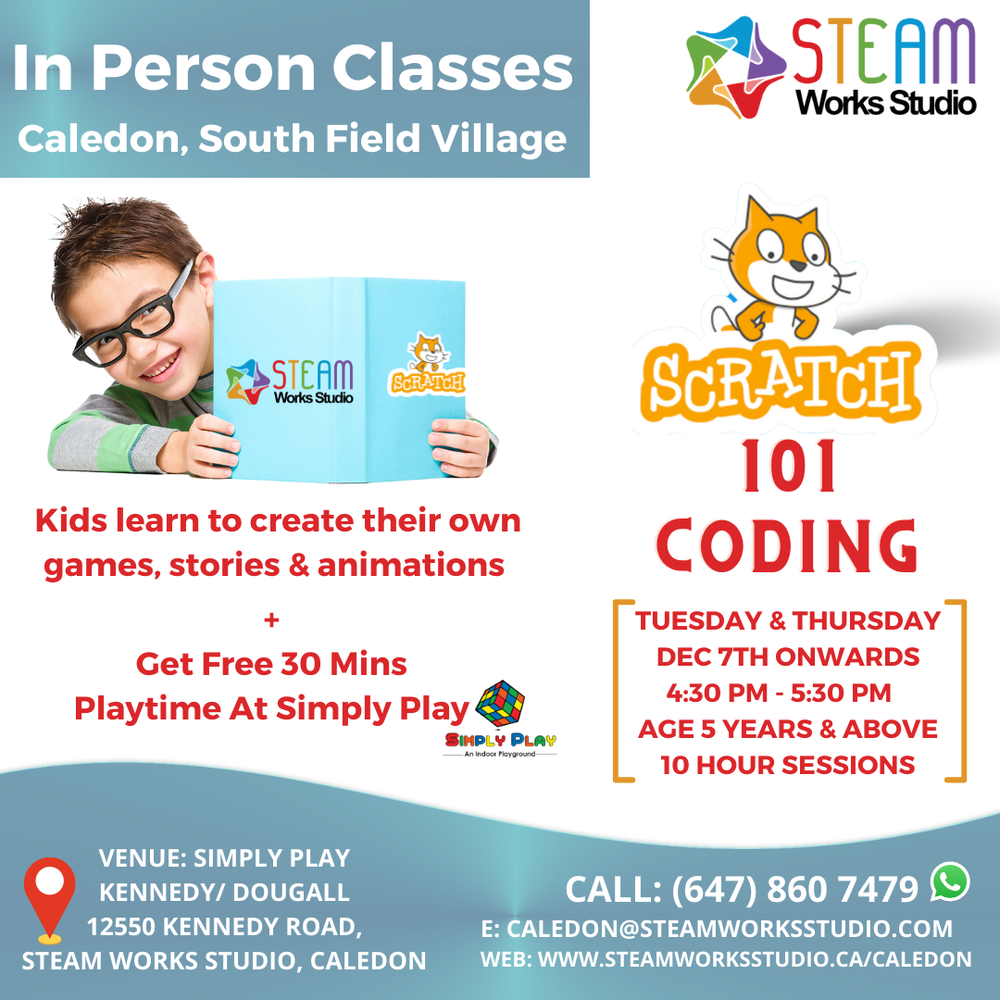 STEAM WORKS STUDIO CALEDON Updated July 2024 Request Information