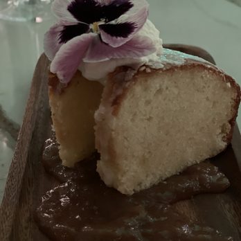 Fhima’s Minneapolis - Meskouta lemon cake with rhubarb caramel - Cocktail Bars Near Me - Minneapolis, Minnesota Fhima’s Minneapolis - Meskouta lemon cake with rhubarb caramel - Cocktail Bars Near Me - Minneapolis, Minnesota