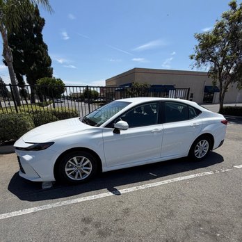 Enterprise Rent-A-Car - The rental car, a hybrid 2025 Toyota Camry - Car Rental Near Me - Placentia, California