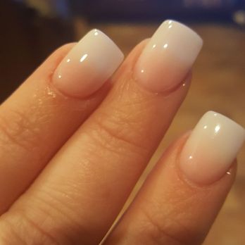 The Ritz Nail - Pink and white ombre by Amy - Nail Salons Near Me - Orange, California
