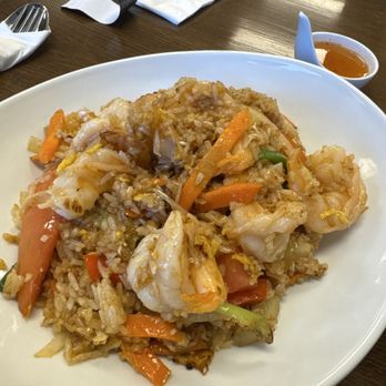 Mai Thai Restaurant - Prik Pow Fried Rice (or Khao Pad Nam Prik Pao) - Thai Near Me - Fort Worth, Texas