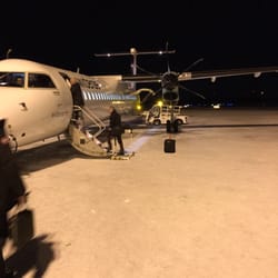 Snowy airport