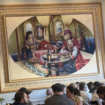 Hatam Restaurant - This painting has a story ! Ask a staff member and ask them if they know the story behind the painting ! It's really interesting ! - Persian/Iranian Near Me - Mission Viejo, California Hatam Restaurant - This painting has a story ! Ask a staff member and ask them if they know the story behind the painting ! It's really interesting ! - Persian/Iranian Near Me - Mission Viejo, California