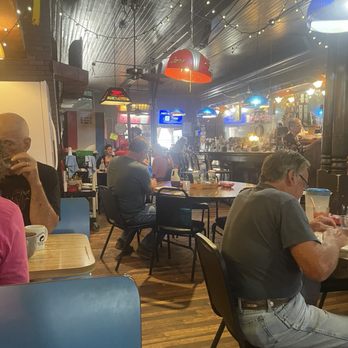 Wolf's Den - View of the entrance area of the restaurant (bar area, too). Bloody Mary anyone? - Restaurants Near Me - Stanton, Nebraska