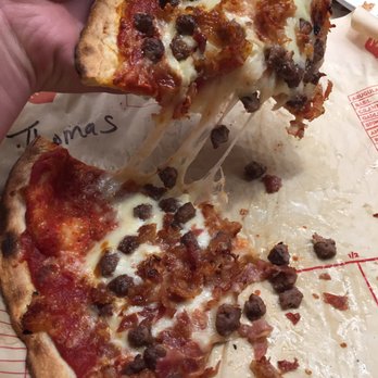 MOD Pizza - Amazing ground beef and bacon pizza, with extra cheese.  Yum. - Fast Food Near Me - Temple, Texas