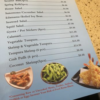 SORA SUSHI - Menu - Sushi Bars Near Me - Redmond, Oregon