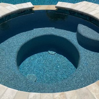 Capstone Pool & Spa Remodeling - If you look carefully you can see the abalone shell finish in the spa. - Pool & Hot Tub Service Near Me Capstone Pool & Spa Remodeling - If you look carefully you can see the abalone shell finish in the spa. - Pool & Hot Tub Service Near Me