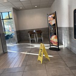 McDonald's - This area would be a better place for the ordering kiosk  to be placed.