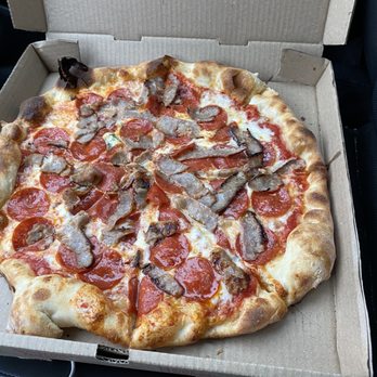 Coletti's Pizza Factory - Pepperoni and sausage pizza - Pizza Near Me - Biddeford, Maine