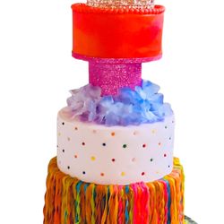 Build A Cake - Luau Design