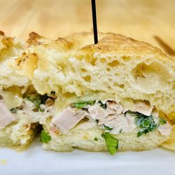 Back Alley Pub and Grill - Chicken Salad Sandwich on Focaccia bread