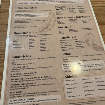 Young Cardinal Cafe - Menu - Breakfast & Brunch Near Me - Winston-Salem, North Carolina Young Cardinal Cafe - Menu - Breakfast & Brunch Near Me - Winston-Salem, North Carolina