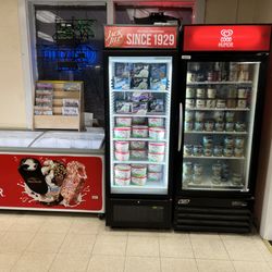Lous Stop Shop - Plenty of ice cream options.  Ben & Jerry's, good humor, Breyers, Turkey Hill etc.