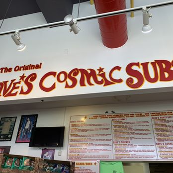 Dave's Cosmic Subs - Interior plus menu offerings - Sandwiches Near Me - Westlake, Ohio