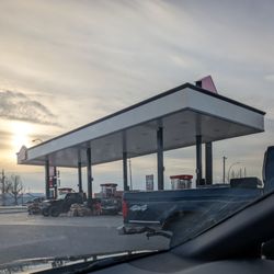 Casey's - Gas pumps from where I'm parked