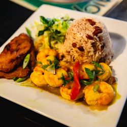 Taste of the Island Caribbean Takeout - Curry shrimp