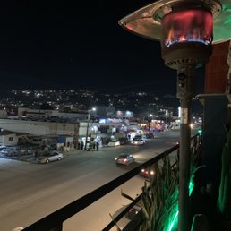 Bar area with a nice view of the city. Bar area with a nice view of the city.