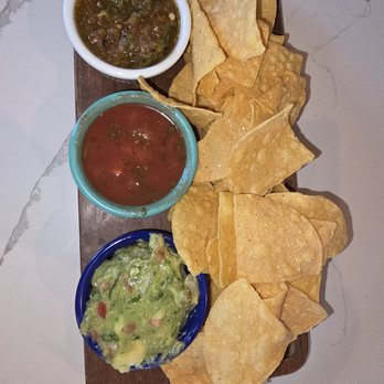 Mekiko Cantina - Chips and salsa flight. - Tacos Near Me - Kapolei, Hawaii Mekiko Cantina - Chips and salsa flight. - Tacos Near Me - Kapolei, Hawaii