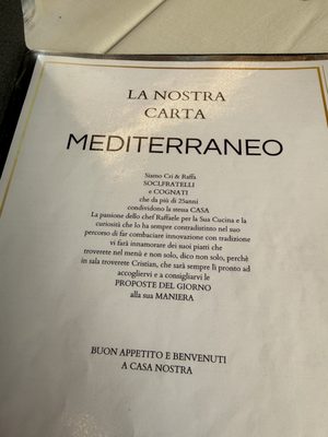 Menu photo 1 Le Mediterranéo Sanremo, IM