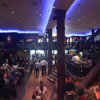 Clifton's Republic - The lower dining hall. There's a river running through it and a bear on the mezzanine level. - Bars Near Me - Los Angeles, California Clifton's Republic - The lower dining hall. There's a river running through it and a bear on the mezzanine level. - Bars Near Me - Los Angeles, California