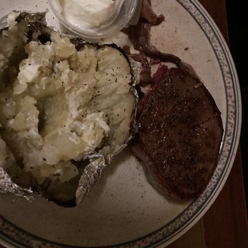 Niemerg's Steakhouse - Filet mignon with baked potato - Steakhouses Near Me - Effingham, Illinois
