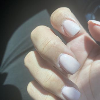 Fantastic Nails - First two fingers where she hit me with the sanding band - Nail Salons Near Me - Las Vegas, Nevada