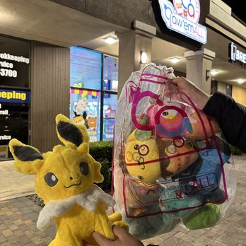 Claw Em All - Traded in 7 plushies for Jolteon! - Arcades Near Me - Las Vegas, Nevada Claw Em All - Traded in 7 plushies for Jolteon! - Arcades Near Me - Las Vegas, Nevada