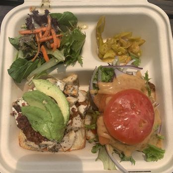 Fork & Salad - Kihei - Smoked Smoky Papaya Chicken Sandwich - Salad Near Me - Kihei, Hawaii