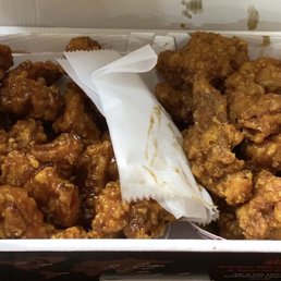 Boneless Half & Half! R: Soy Garlic & L: Honey Garlic Boneless Half & Half! R: Soy Garlic & L: Honey Garlic